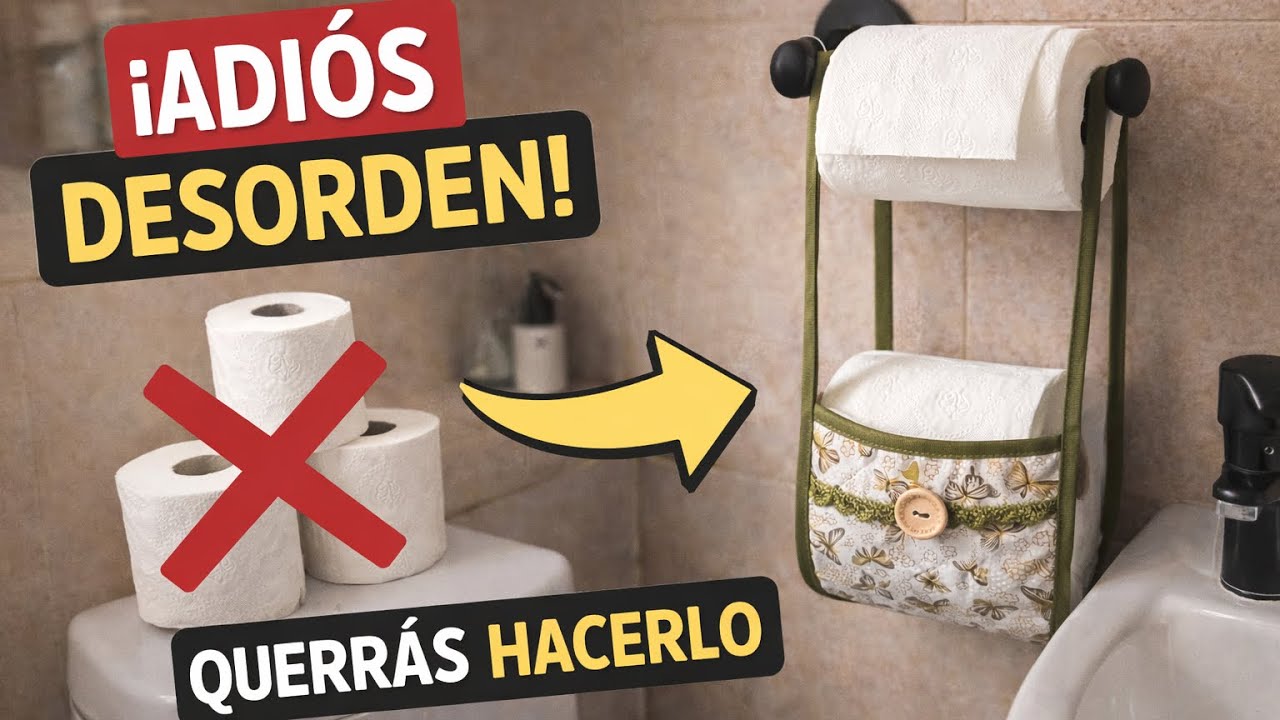 Idea práctica y original: porta rollo de recambio