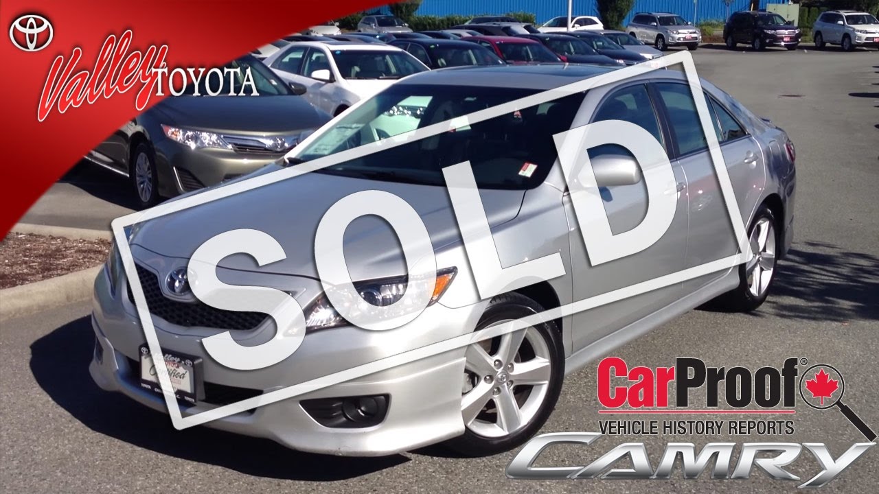 (SOLD) 2011 Toyota Camry SE Preview, For Sale Here At Valley Toyota Scion In Chilliwack BC # 13774A