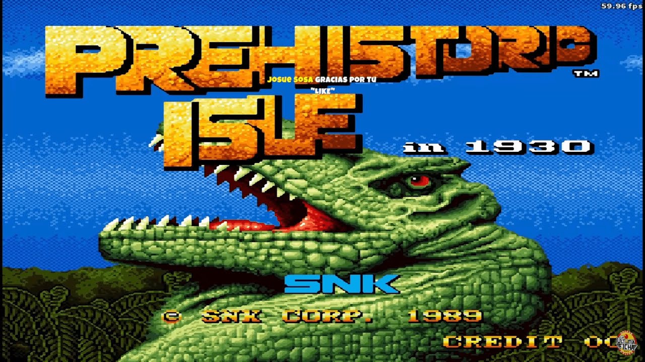 Juego De La Vieja Escuela "Con 1 Ficha" - Isla Prehistorica (ARCADE 1989)(60FPS) 1CC