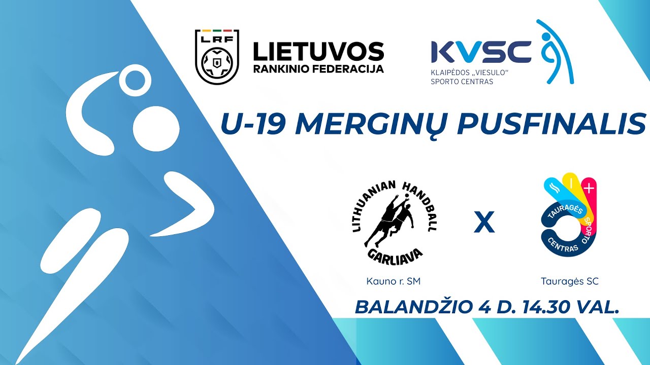 U19. Merginos. Kauno rajono SM &ndash; Tauragės SC