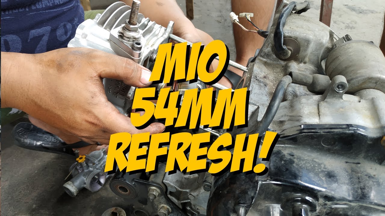 Yamaha Mio Sporty - Reset / Refresh engine 54mm bore!