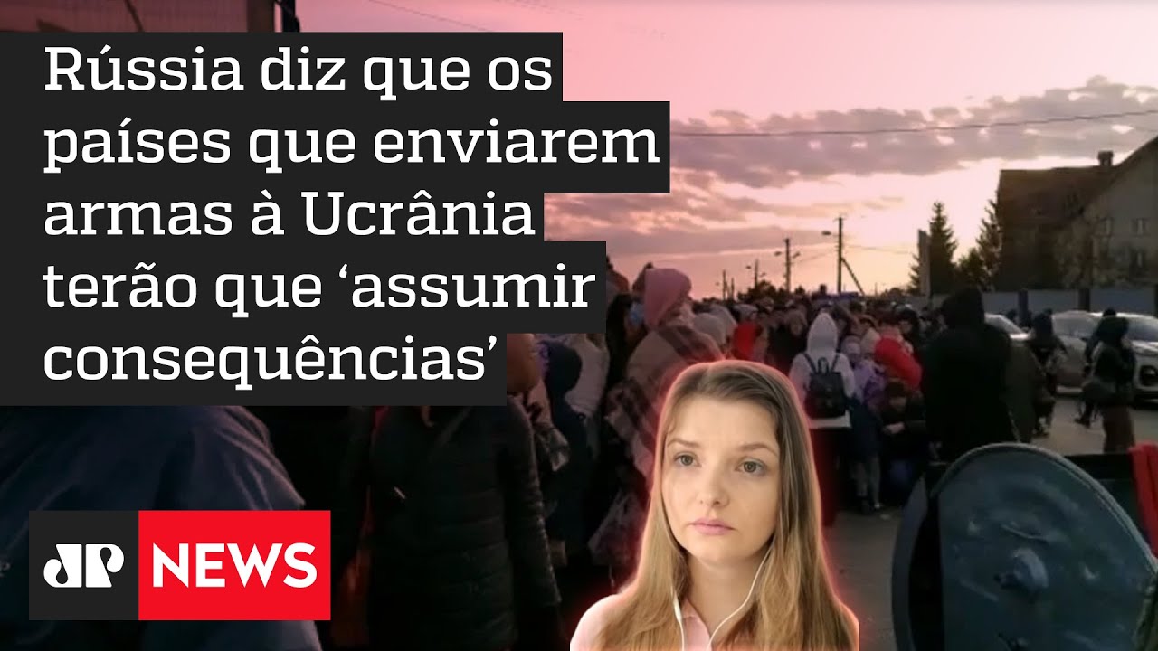 Ucraniana que vive no Brasil relata os momentos de tensão
