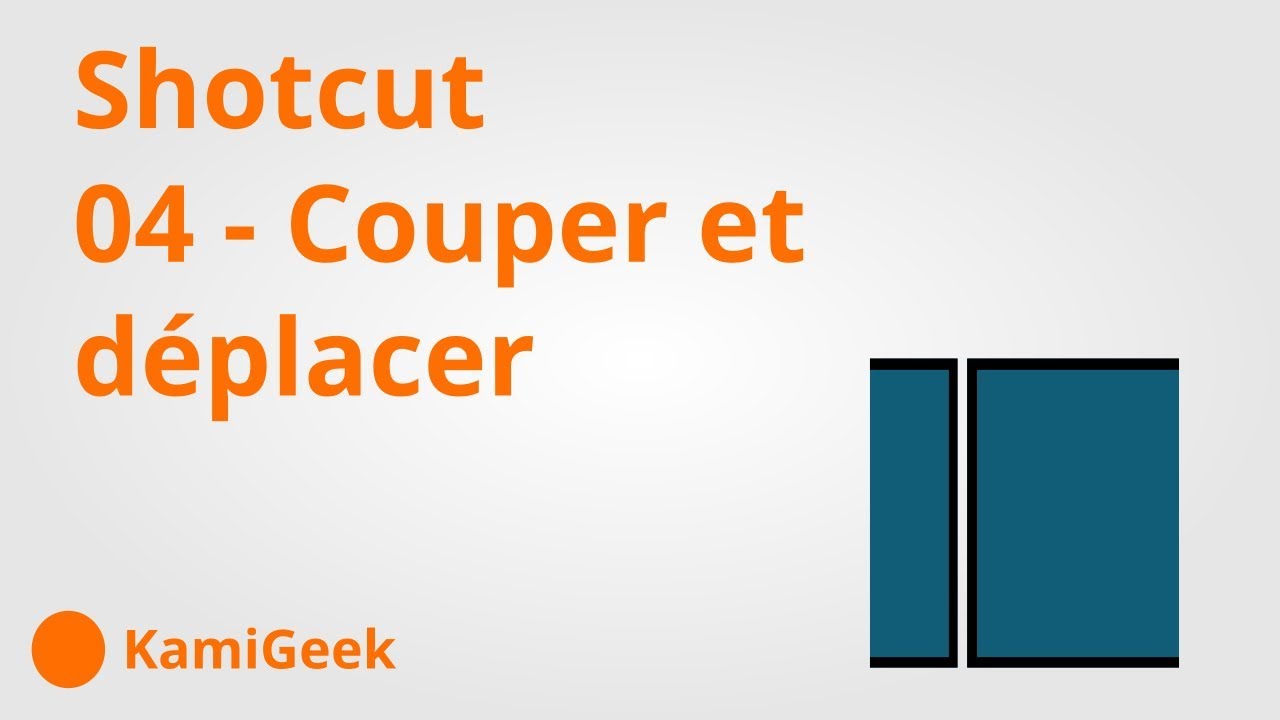 Serie tuto shotcut : 04 - Couper et déplacer