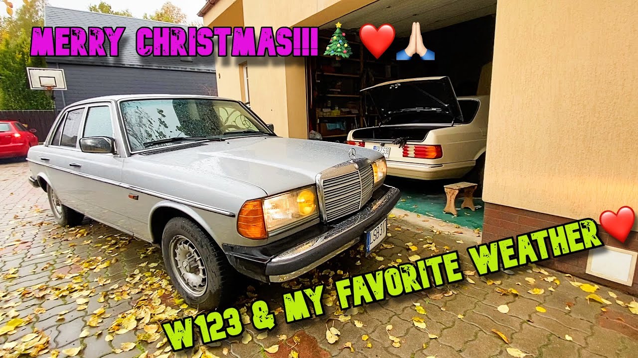 Merry Christmas!❤️🎄 Dad's Daily Driver Mercedes W123. Doing Lots of Work to This Beautiful Machine!