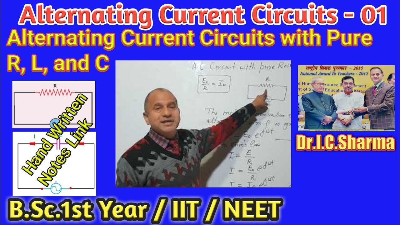 AC Circuits for BSc | AC circuit with Resistance only | AC Circuits for B.Sc. 1st Year | L-1