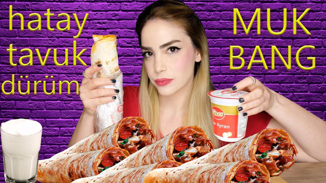 HAYALİMDEKİ GELİNLİK | HATAY TAVUK DÜRÜM MUKBANG TÜRKÇE
