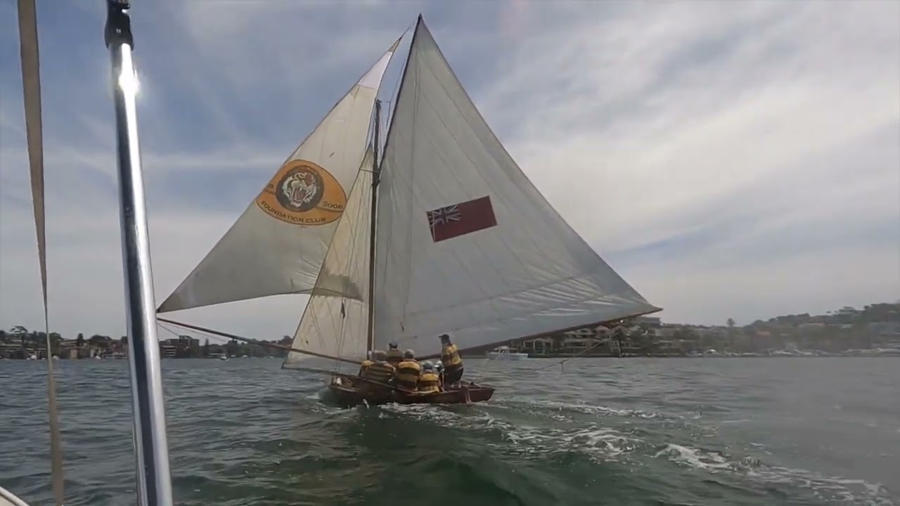 18 Footer Britannia at Balmain Regatta 2022
