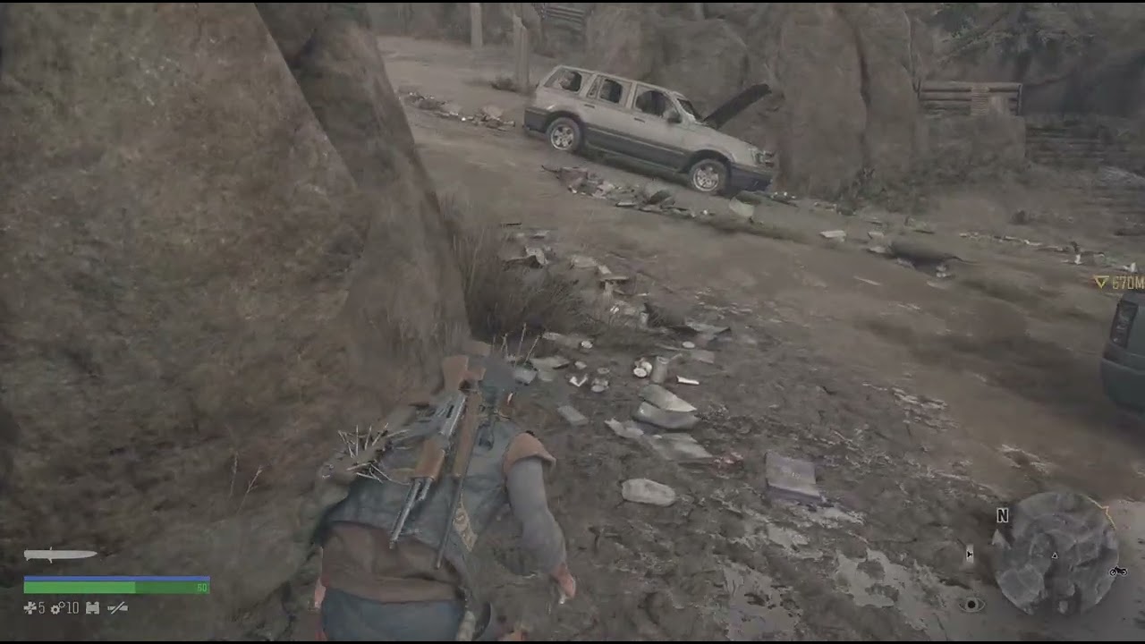 Drive to location(search f something P1)التوجه لموقع مع جمع اشياء #بلايستيشن #daysgone2024 #explore 