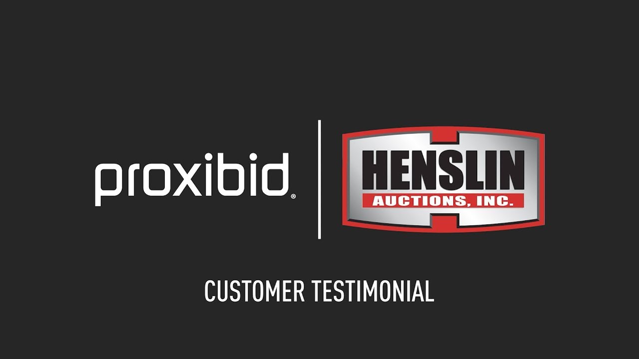 Customer Testimonial &ndash; Henslin Auctions, Inc.