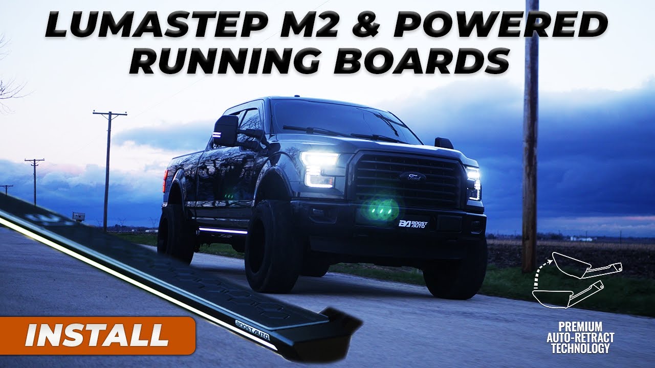 Руководство по установке подножек с подсветкой Lumastep M2 | Ford F150 2015–2020 гг.