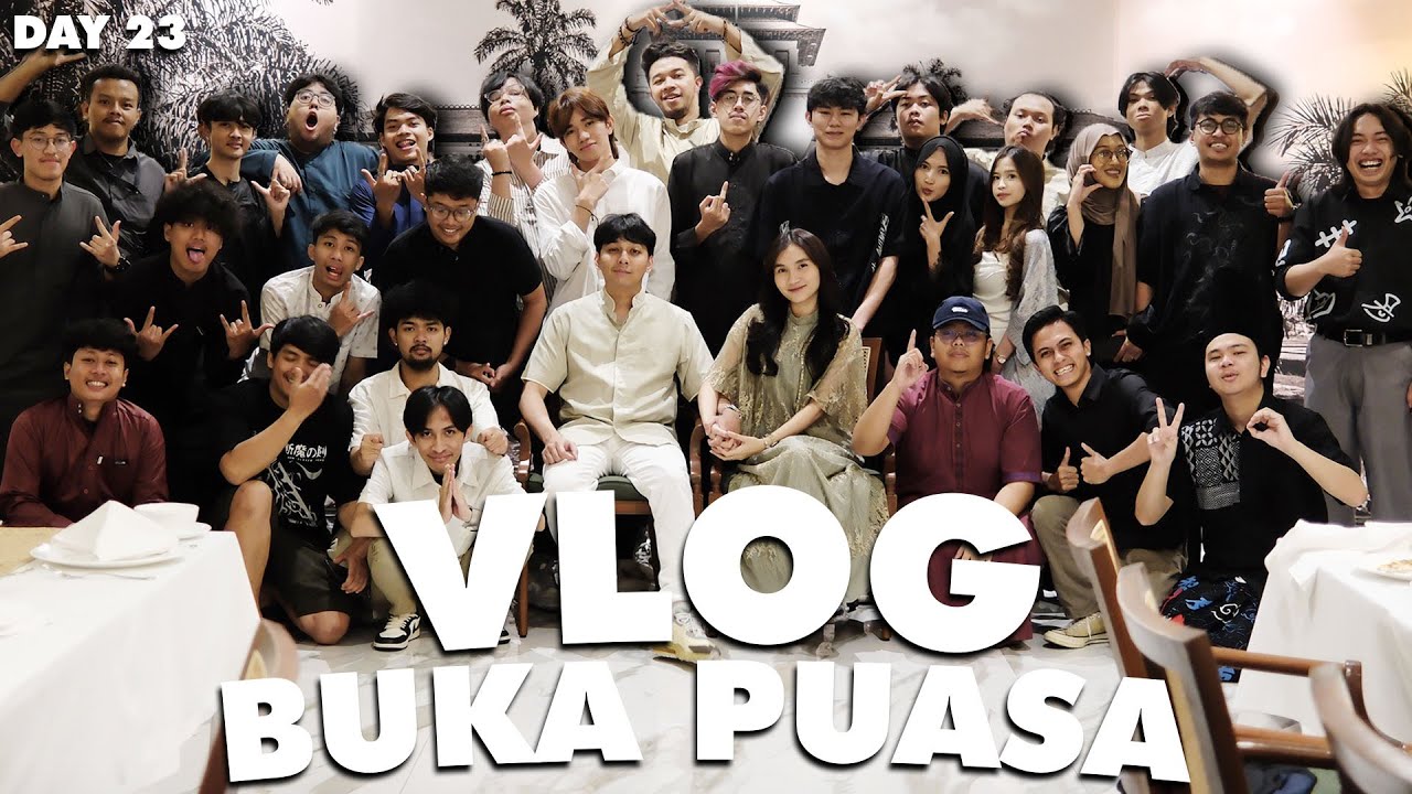 BUKA PUASA BARENG HALIMAWAN FAMILY !! - VLOG BUKA PUASA RAMADHAN DAY 23