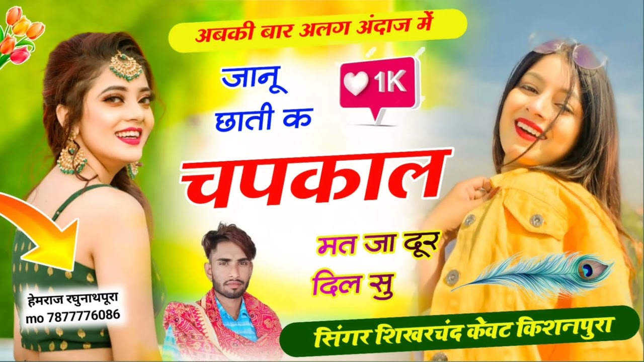 सॉन्ग (12)💕 जानु छाती क चपकाल मत जा दुर दिल सु Singer Shikharchand kewat 💕