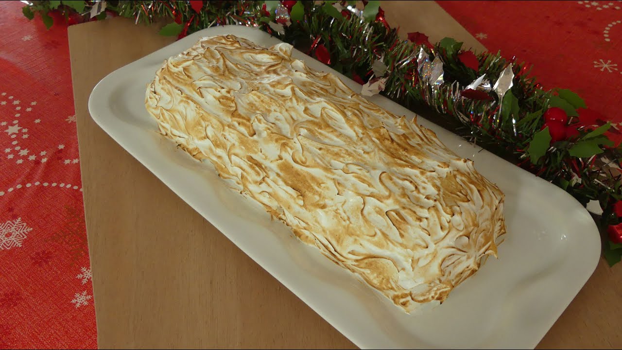 Recette de Bûche de Noël au Citron Meringuée