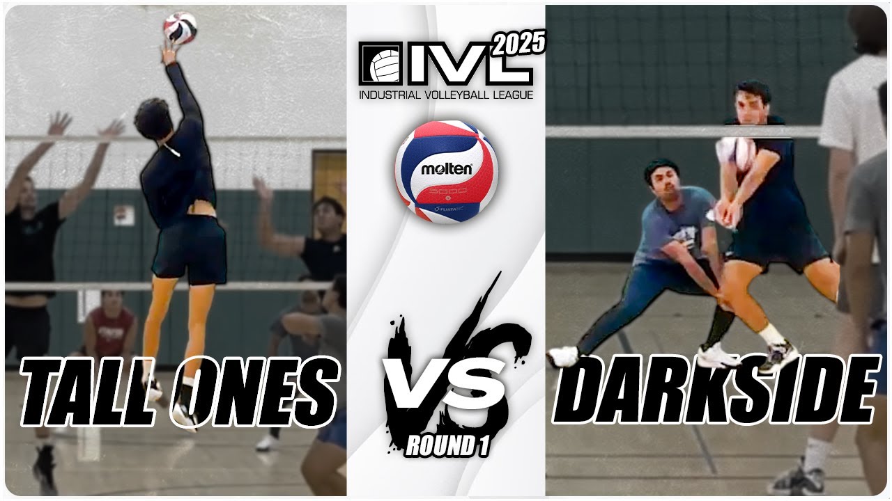 Come Back from CRAZY SERVES | Tall Ones vs Dark Side (IVL Men's Open 2025 Round 1)