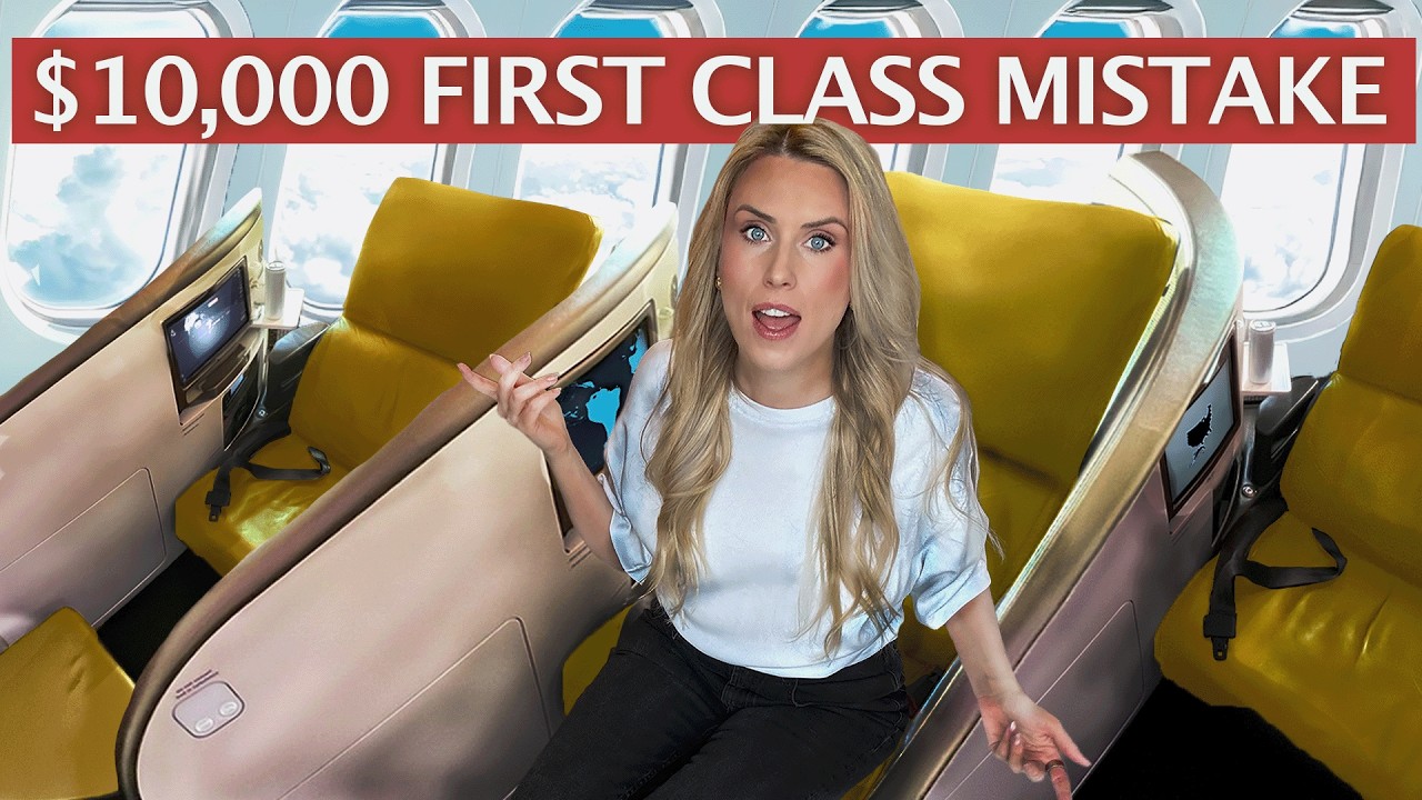 Testing The World's WORST First Class Seat For $10,000!!