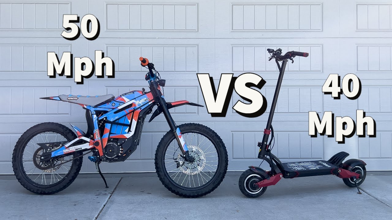 Can this 40+ Mph Scooter keep up With a Talaria Sting E-bike? // Varla Eagle One