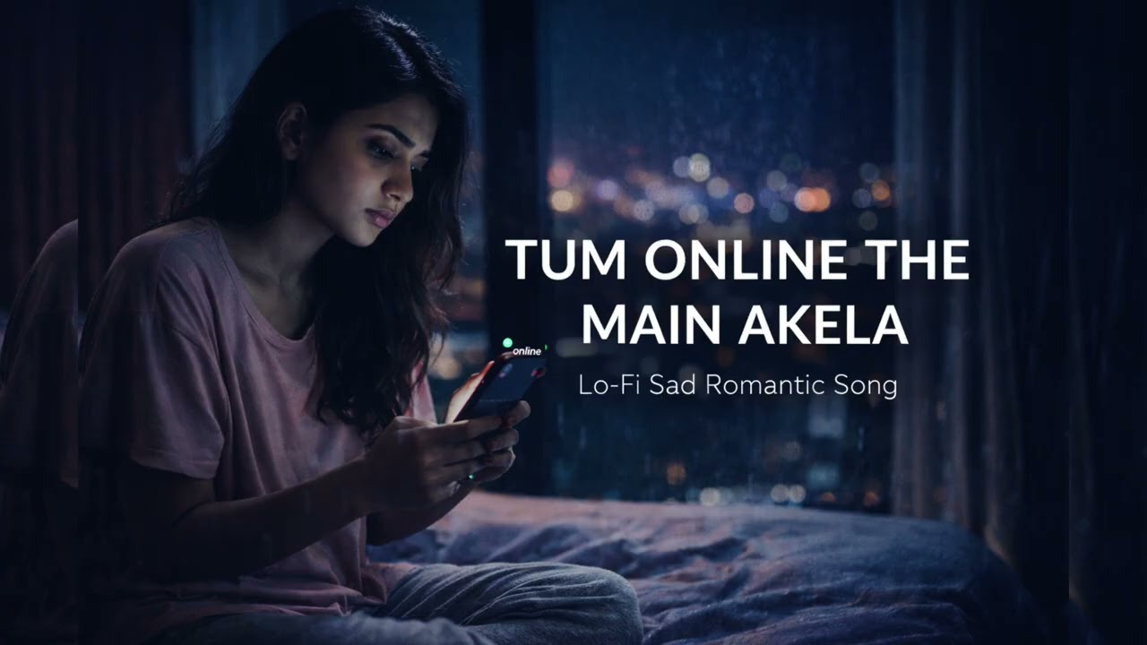 Tum Online The, Main Akela 💔 | Lo-Fi Sad Romantic Song | Late Night Feelings