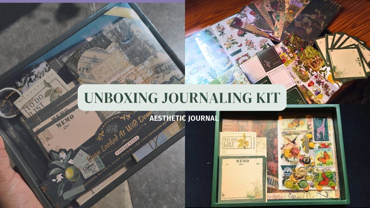A Cozy Journaling Kit Unboxing 🍂 | Slow Living & Creative Moments