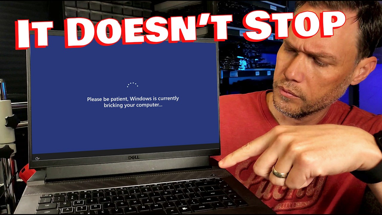 Новый день, еще один ноутбук, вышедший из строя из-за обновления Windows!