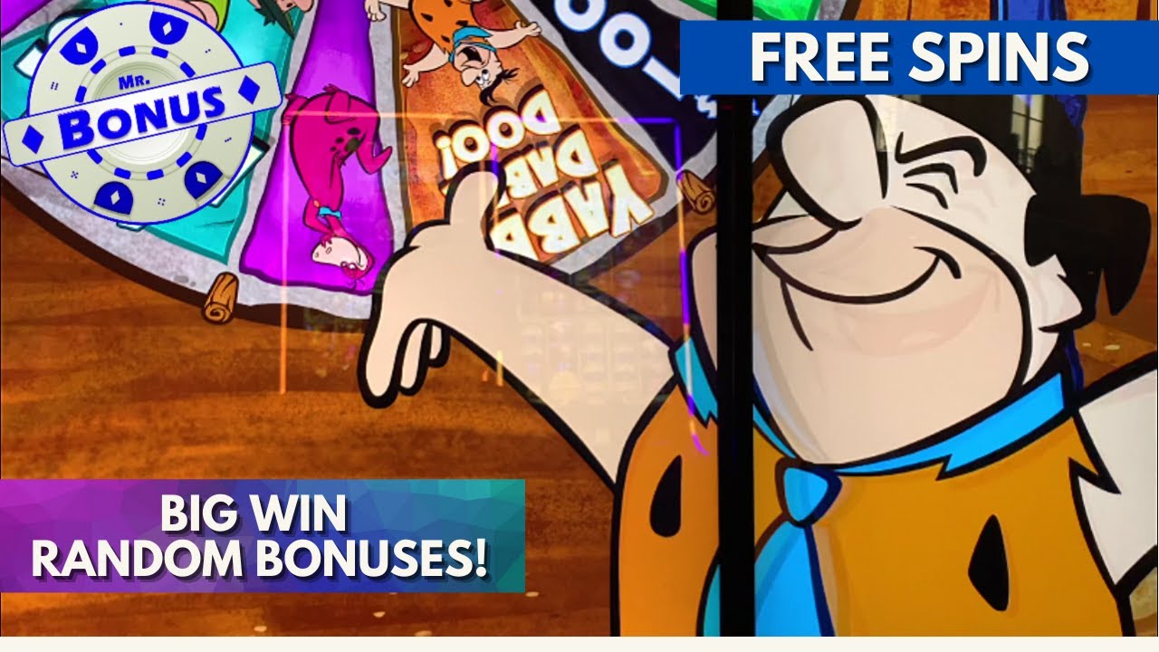 Yabba Dabba Doo!!  Lots of BIG Bonus Wins on The Flintstones: Welcome to Bedrock Slot Machine