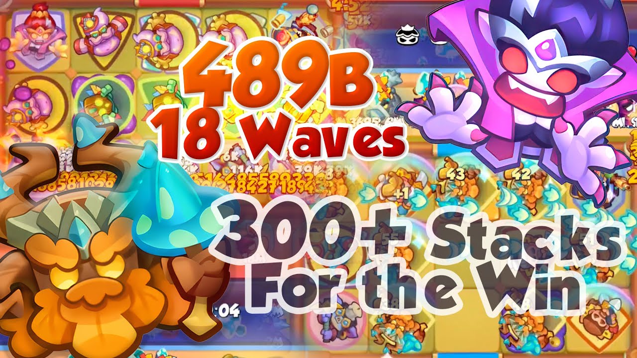 TREANT 325 Stacks for the WIN in 18 Waves 489 Billion - RUSH ROYALE