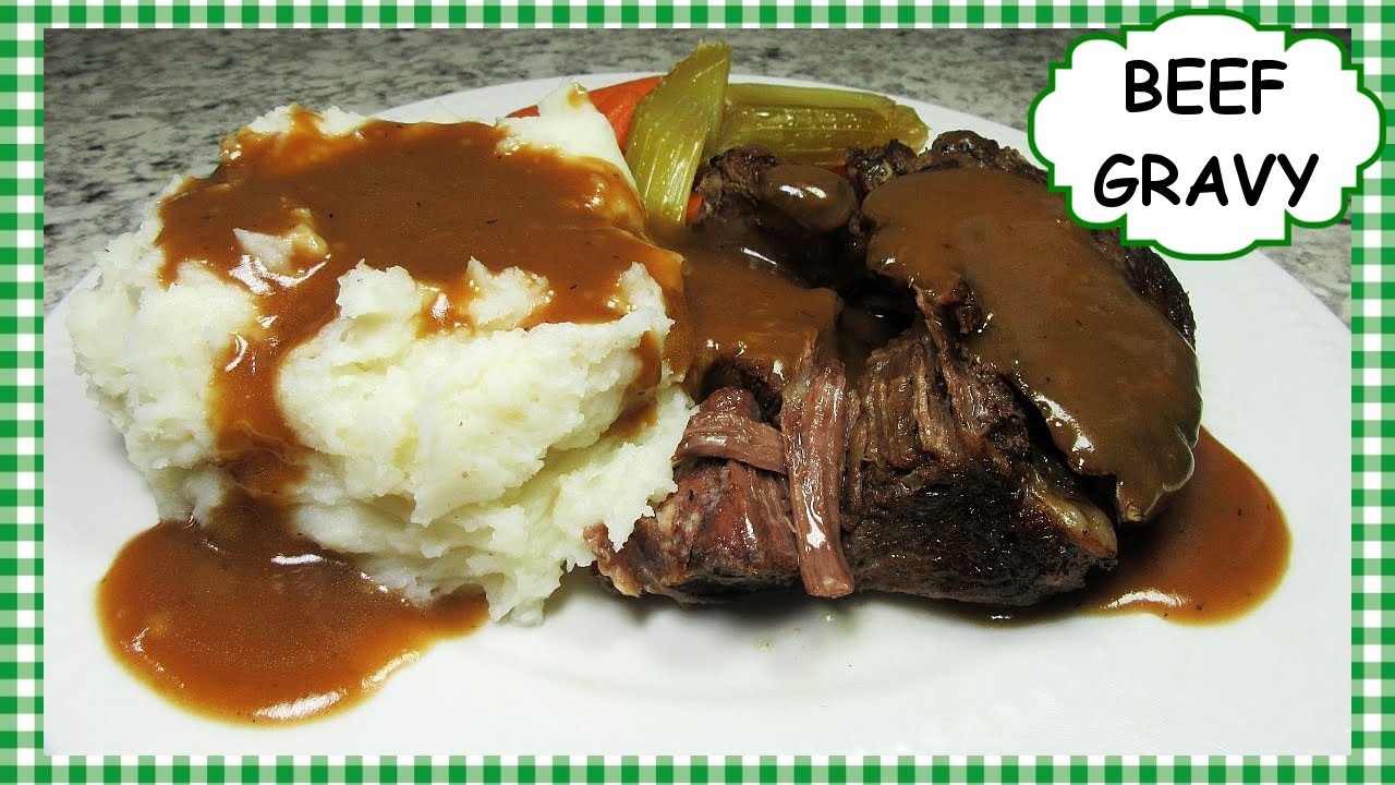 How To Make HOMEMADE BEEF GRAVY from Scratch Recipe ~ Tess Cooks4u