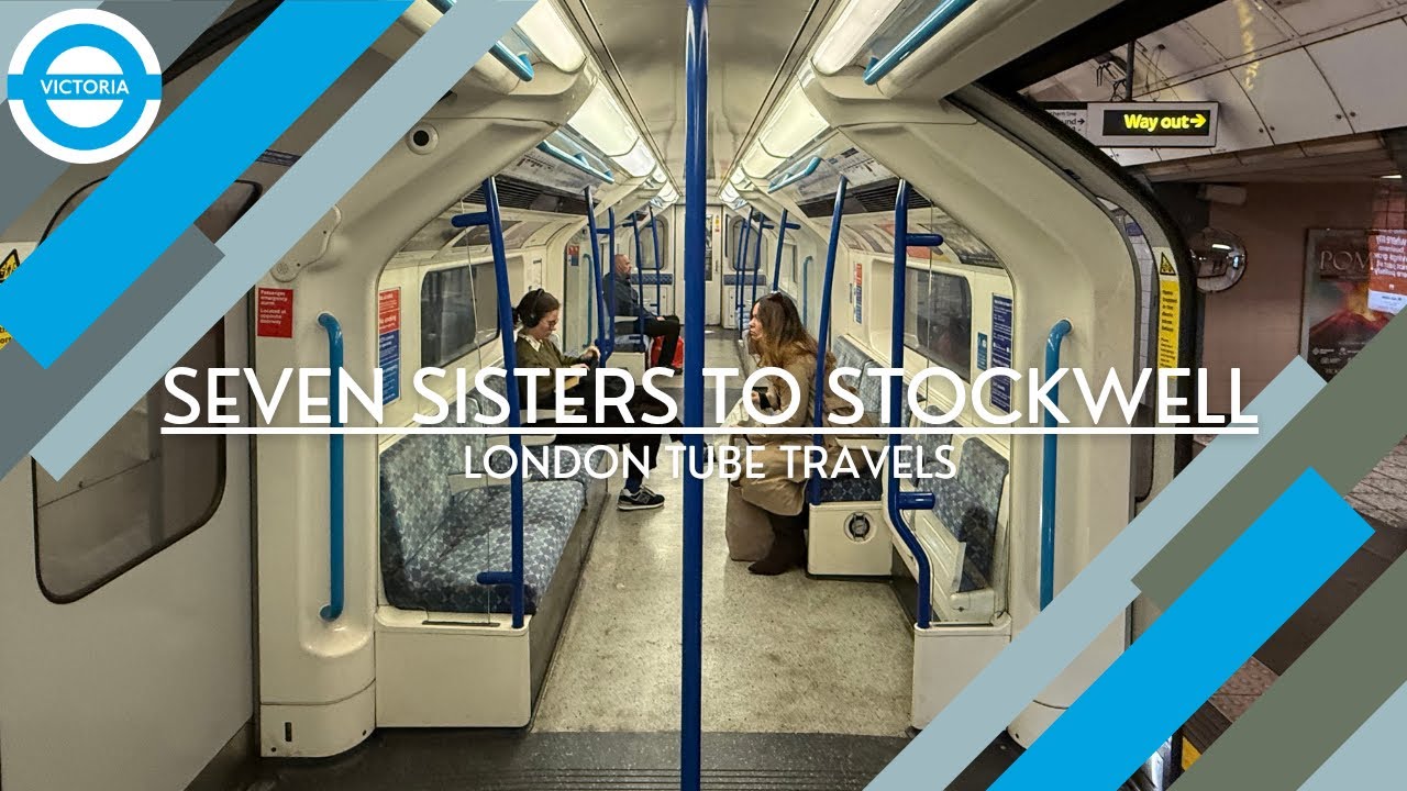 A London Underground POV Journey on the Victoria Line - Seven Sisters to Stockwell