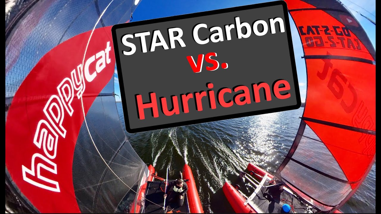 STAR Carbon vs. Hurricane - Die Verfolgungsjagd - Segeleindrücke beider Happy Cats von Grabner