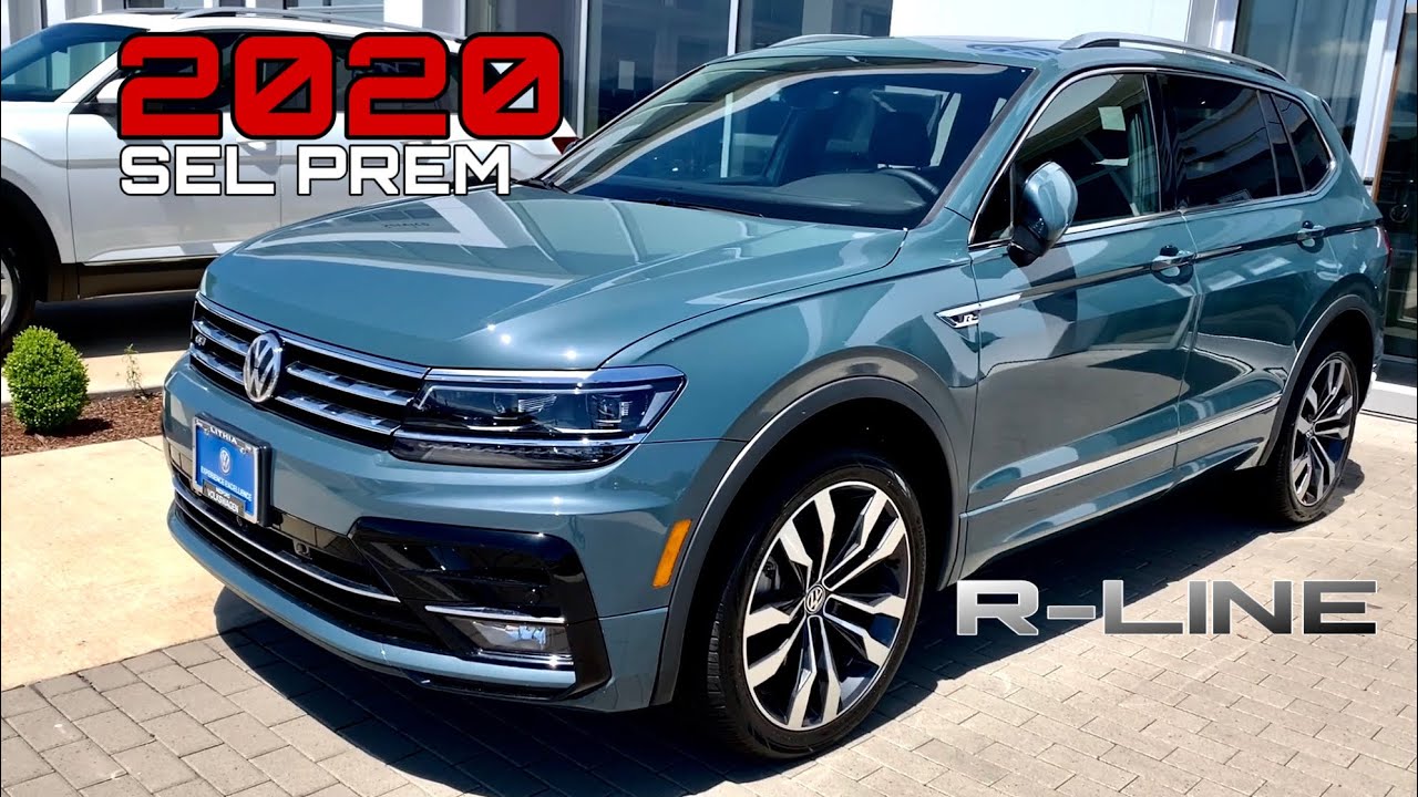 2020 Tiguan SEL Premium R-Line Stone Blue Metallic