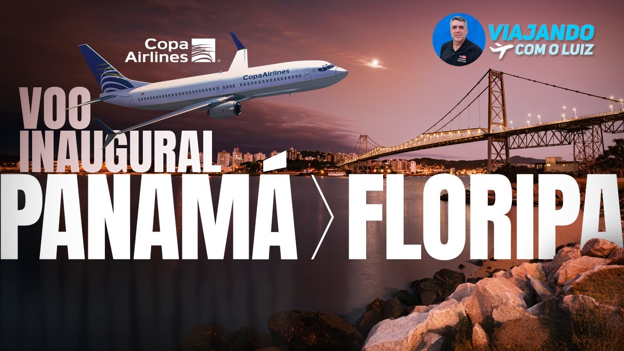 ROTA INÉDITA DA COPA AIR - FLORIANÓPOLIS-SC - VOO INAUGURAL