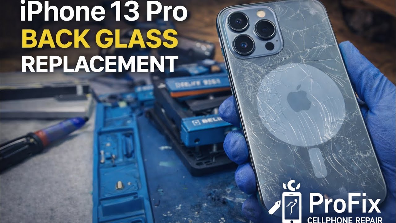 iPhone 13 Pro Back Glass Replacement | Professional & easy step || #easy #tips #viral #tutorial 