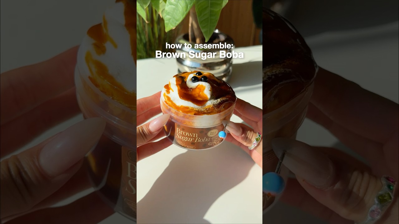 How To Assemble: Brown Sugar Boba slime 🧋 (Flashback Friday Restock✨)