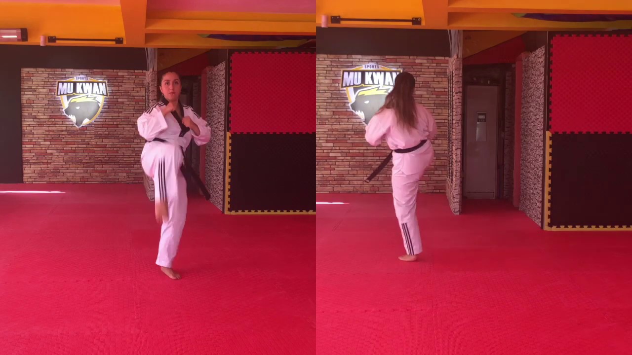 Taekwondo - Poomsae 3 (Taegeuk Sam Jang)  Yeşil Kuşak / Slow-motion
