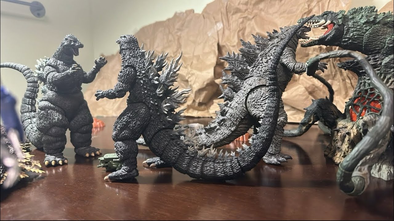 STOPMOTION GODZILLA BATTLE ROYAL!!!!!