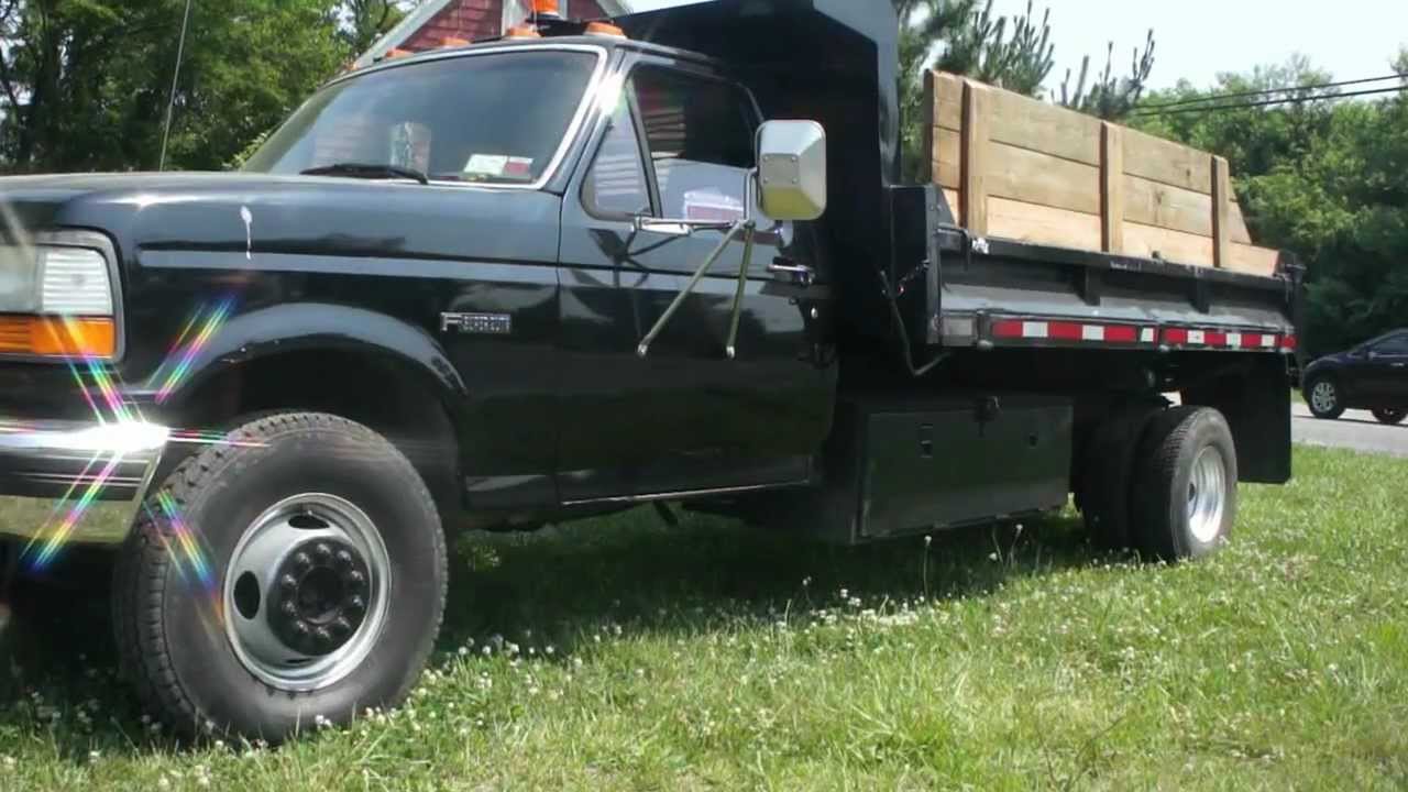 ~~SOLD~~1995 Ford F450 Super Duty 7.3L Diesel Mason Dump Truck For Sale~~SOLD~~