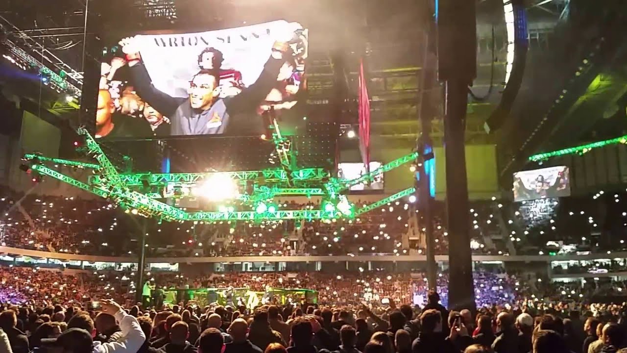 Entrada do Werdum no UFC 198.