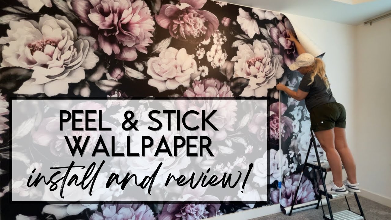 Peel and Stick Wallpaper Review and Install