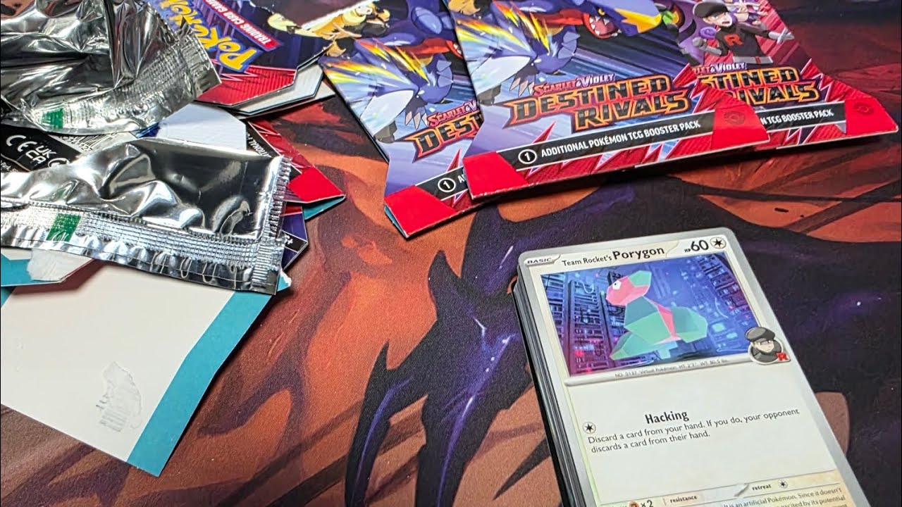 Pokémon Destined Rivals 5x Pack Opening