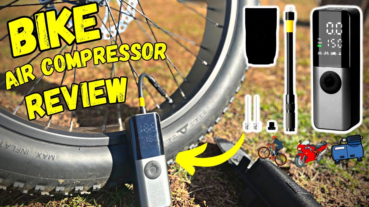 Portable Electric Air Pump for Bike & Motorcycles - Unboxing/Review