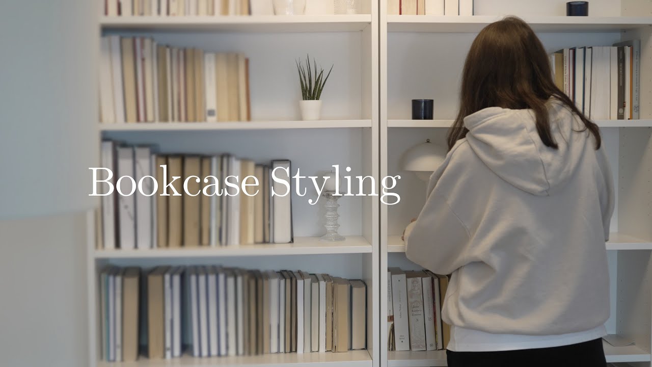 Bookcase Makeover | Styling the Bookcase for a Neat Minimalist Look | Heathy Ice Cream | nordic home