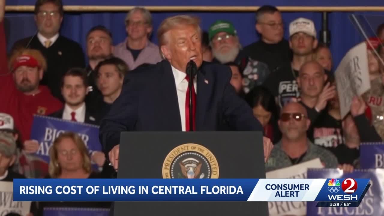 'lower prices, bigger paychecks': Cost of living takes center stage at Trump event