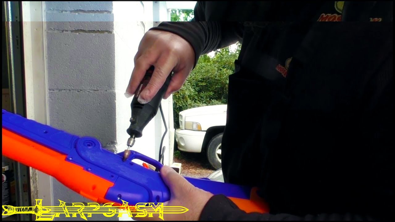 How To Debadge Or Prep A Nerf Gun For Painting - Larp Style