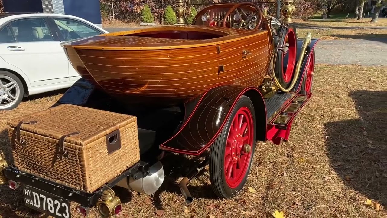 Actual Chitty Chitty Bang Bang car used on CBS Dick Van Dyke TV special spreads her wings on display