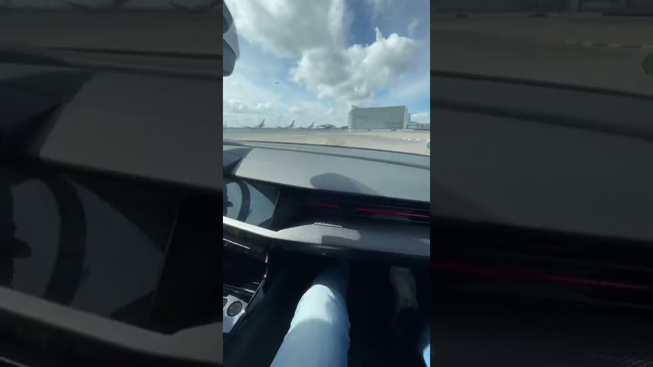 RS3 Powerslide in RS Torque Rear Mode #rs3 #audisport #drift  #airport #audirs3 #audi #m&uuml;nchen