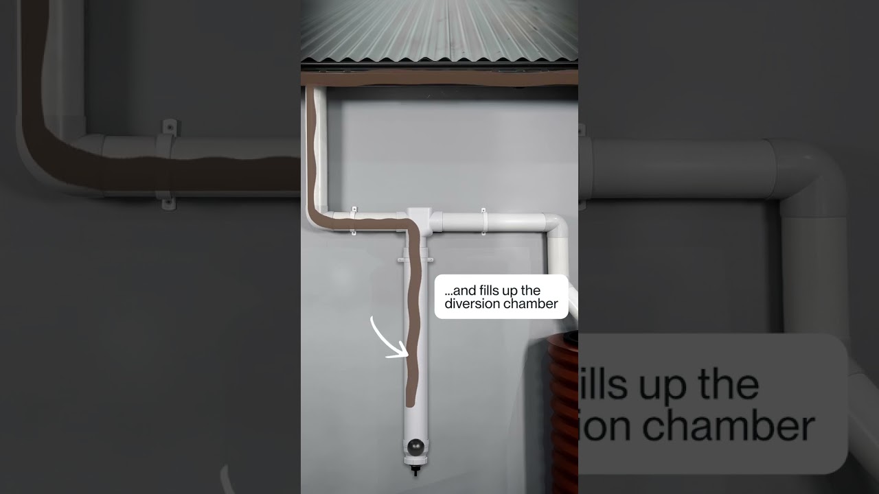 First Flush Diverters are a great way to protect your rain harvesting system from contaminants!