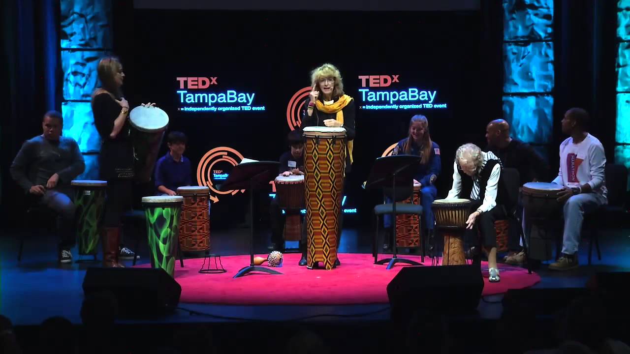Facilitating drum circles: Katherine T. Robinson & Sally G. Robinson at TEDxTampaBay