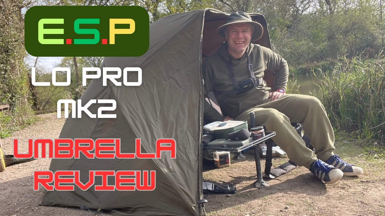E.S.P Lo Pro MK2 Umbrella Review, The Best Carp Fishing Day Shelter?