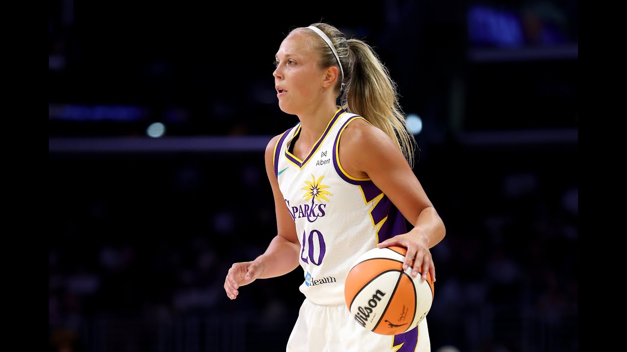LA Sparks Basketball | Julie Allemand Triple-Double vs Sun 8.7.25