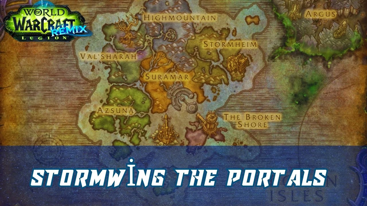 Stormwing the Portals World Quest | Stormforged Horn | Legion Remix