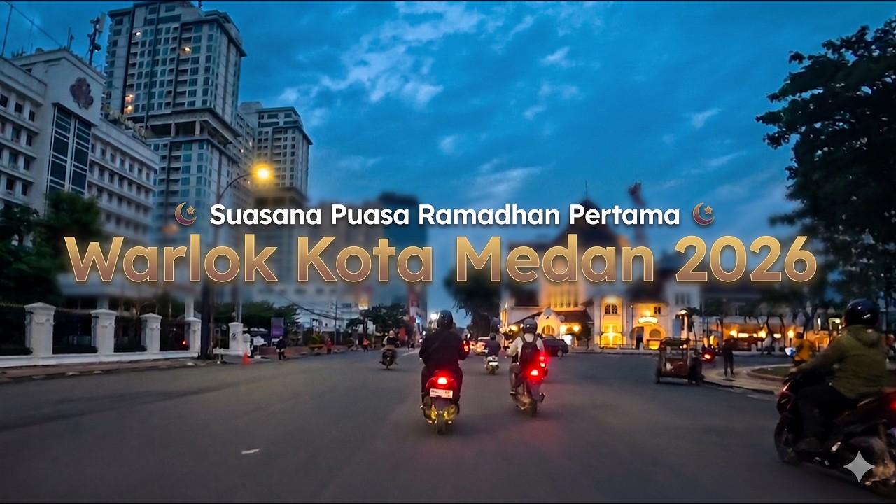 Suasana Puasa di Bulan Suci Ramadhan Pertama Warga Lokal Kota Medan di 2026 !